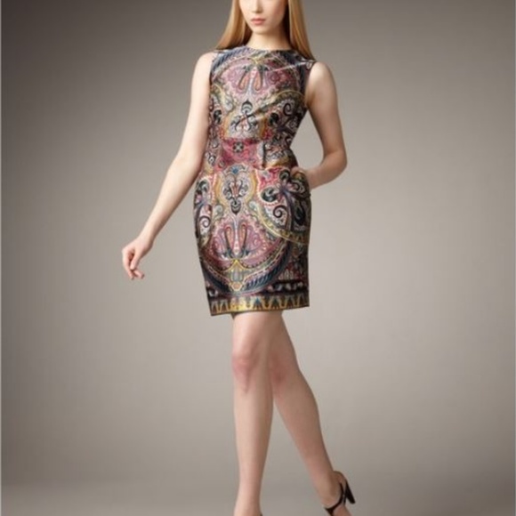 Nanette Lepore Gotham Stakes Silk Shift Dress 0 - Picture 4 of 5